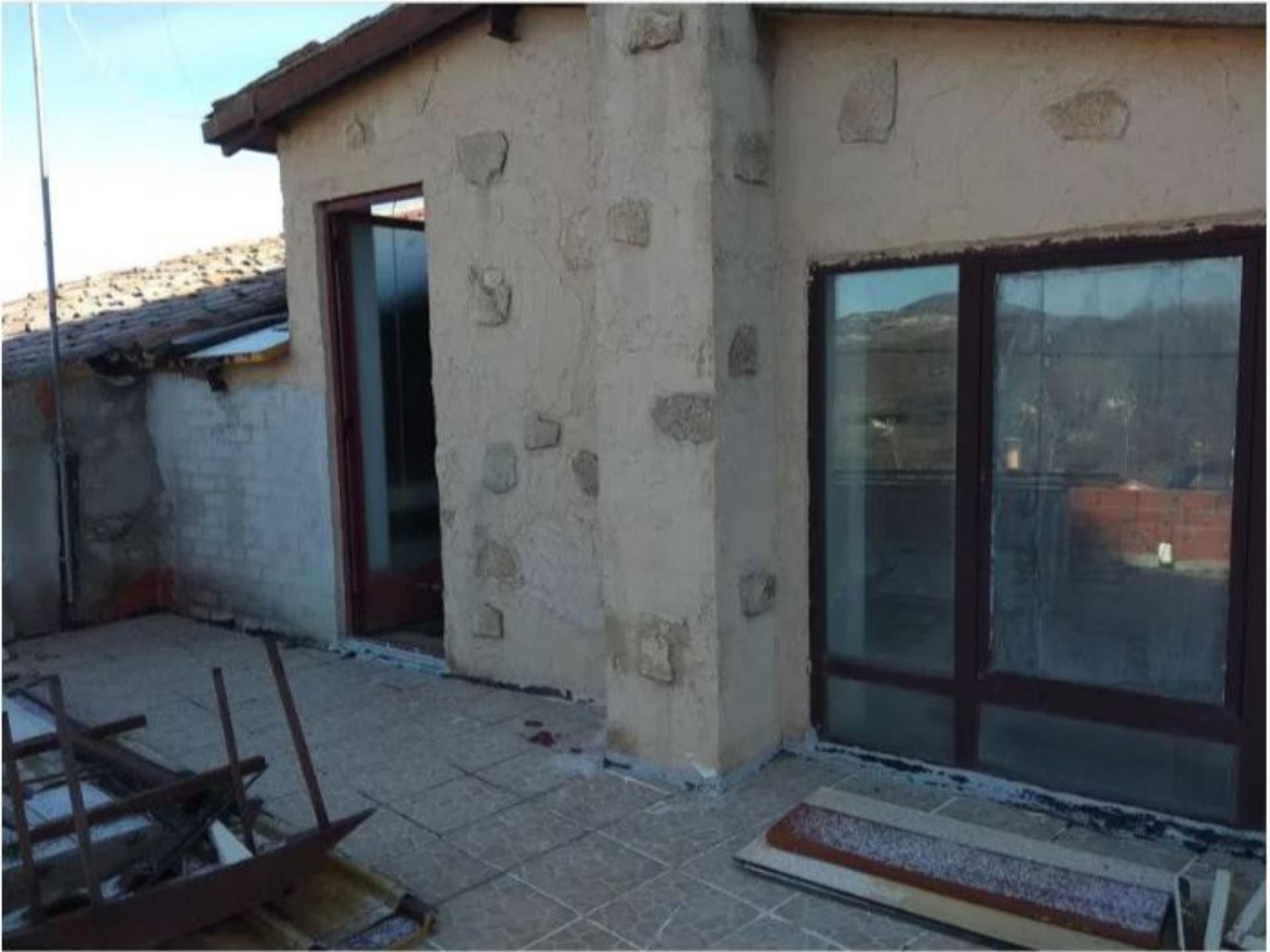 Exterior view of Single-family semi-detached for sale in Piedrahíta  with Terrace, Furnished and Balcony