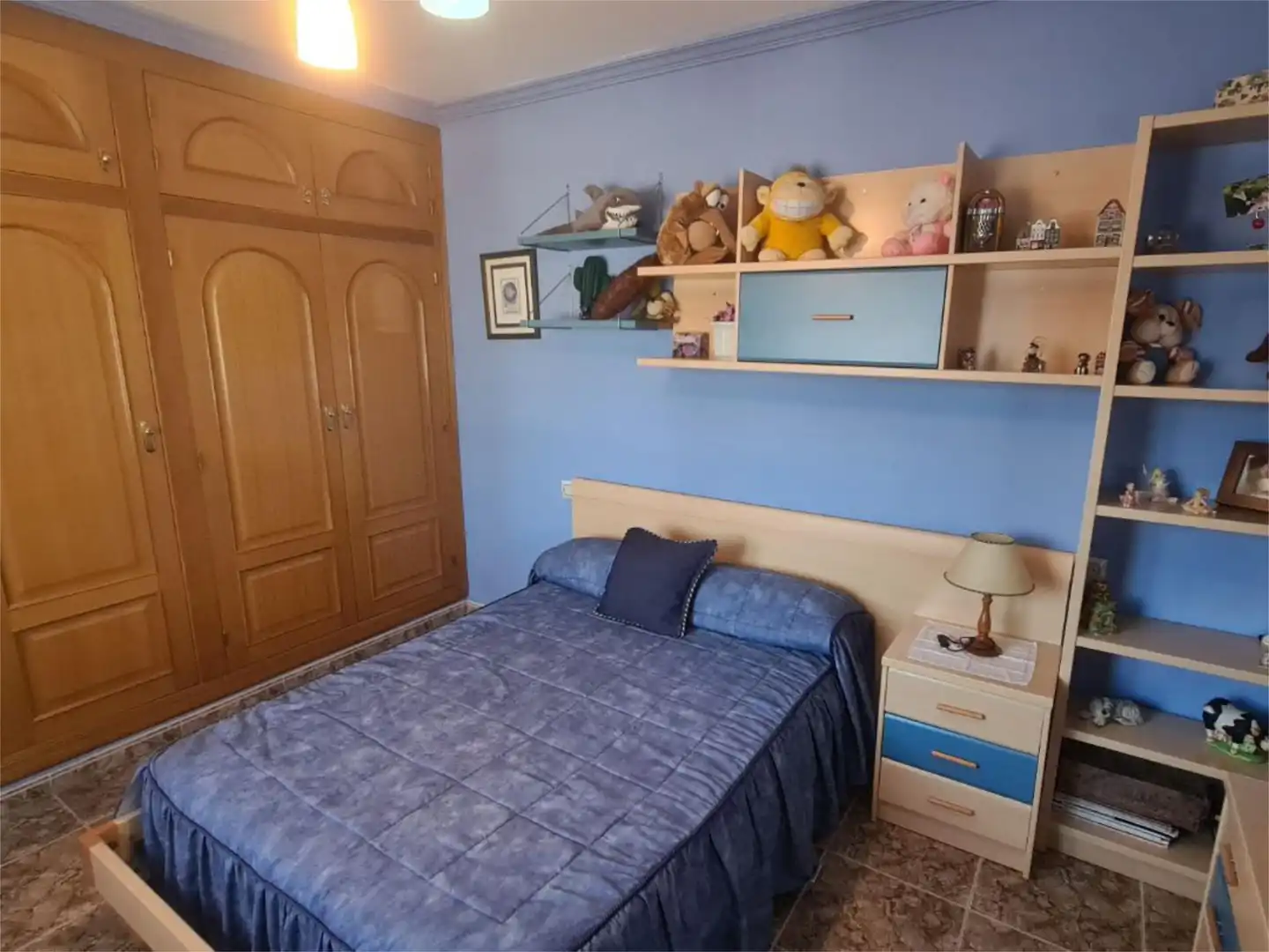 Houses for sale in Urbanizacion Aguasol, 72, Pedanías - Extrarradio Bedroom of Houses for sale in Albacete with Air Conditioner, Heating and Private garden