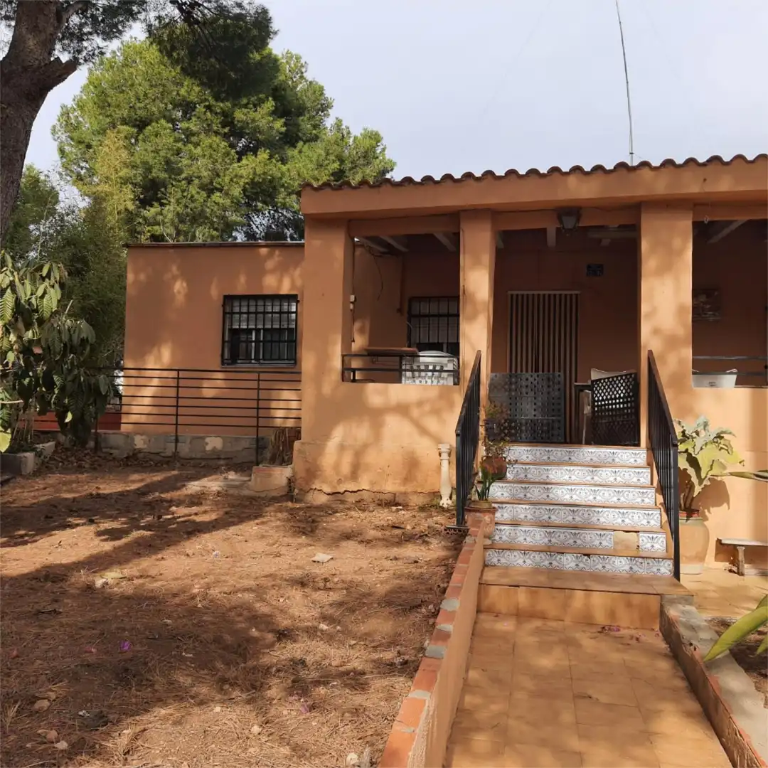 Vista exterior de Finca rústica en venta en Albalat dels Tarongers con Aire acondicionado, Terraza y Piscina