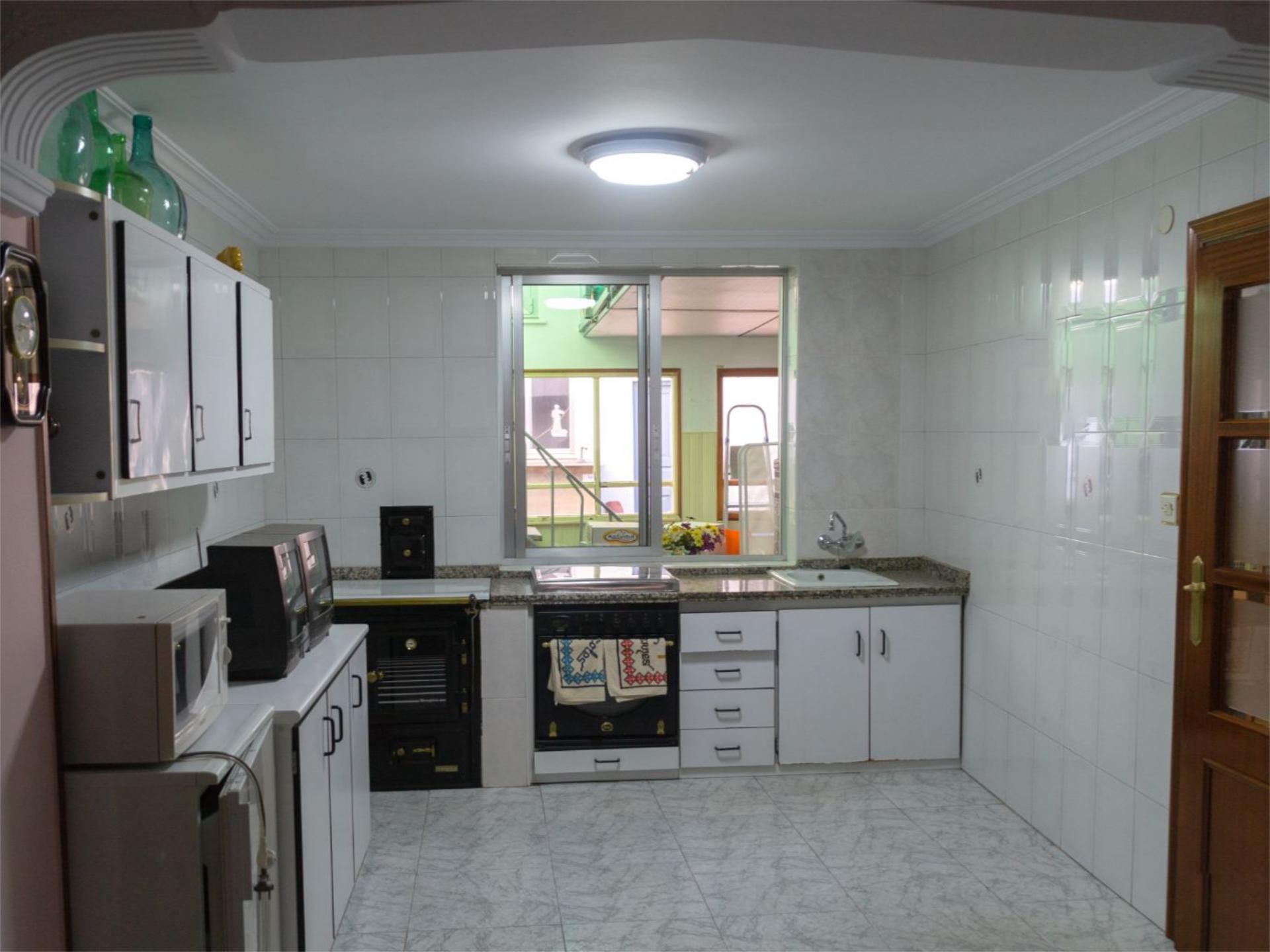 Cuina de Dúplex per a compartir en San Andrés del Rabanedo amb Calefacció i Moblat