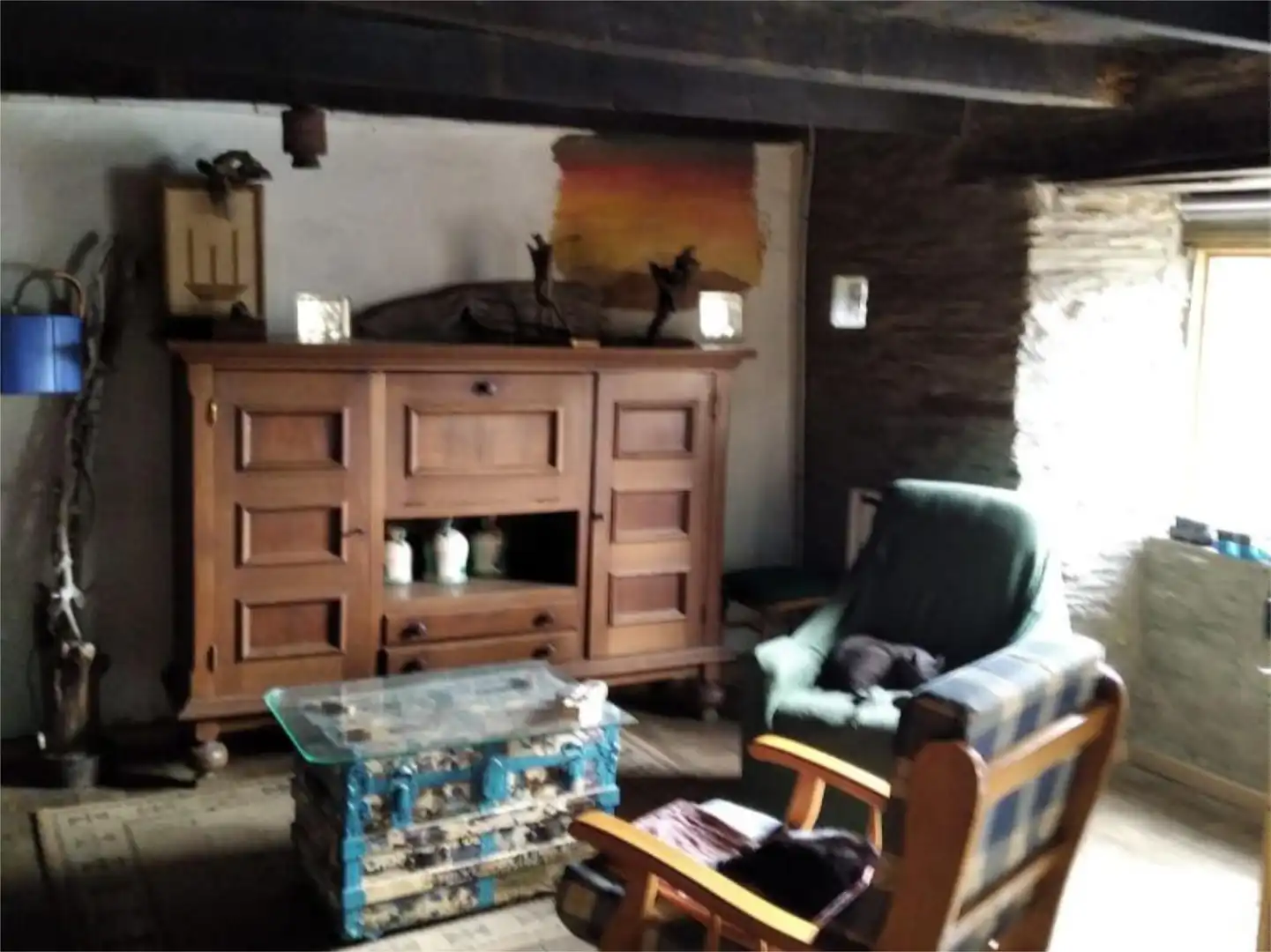 Casa o chalet en venta en Negueira de Muñiz Sala de estar de Casa o chalet en venta en Negueira de Muñiz con Calefacción, Jardín privado y Parquet