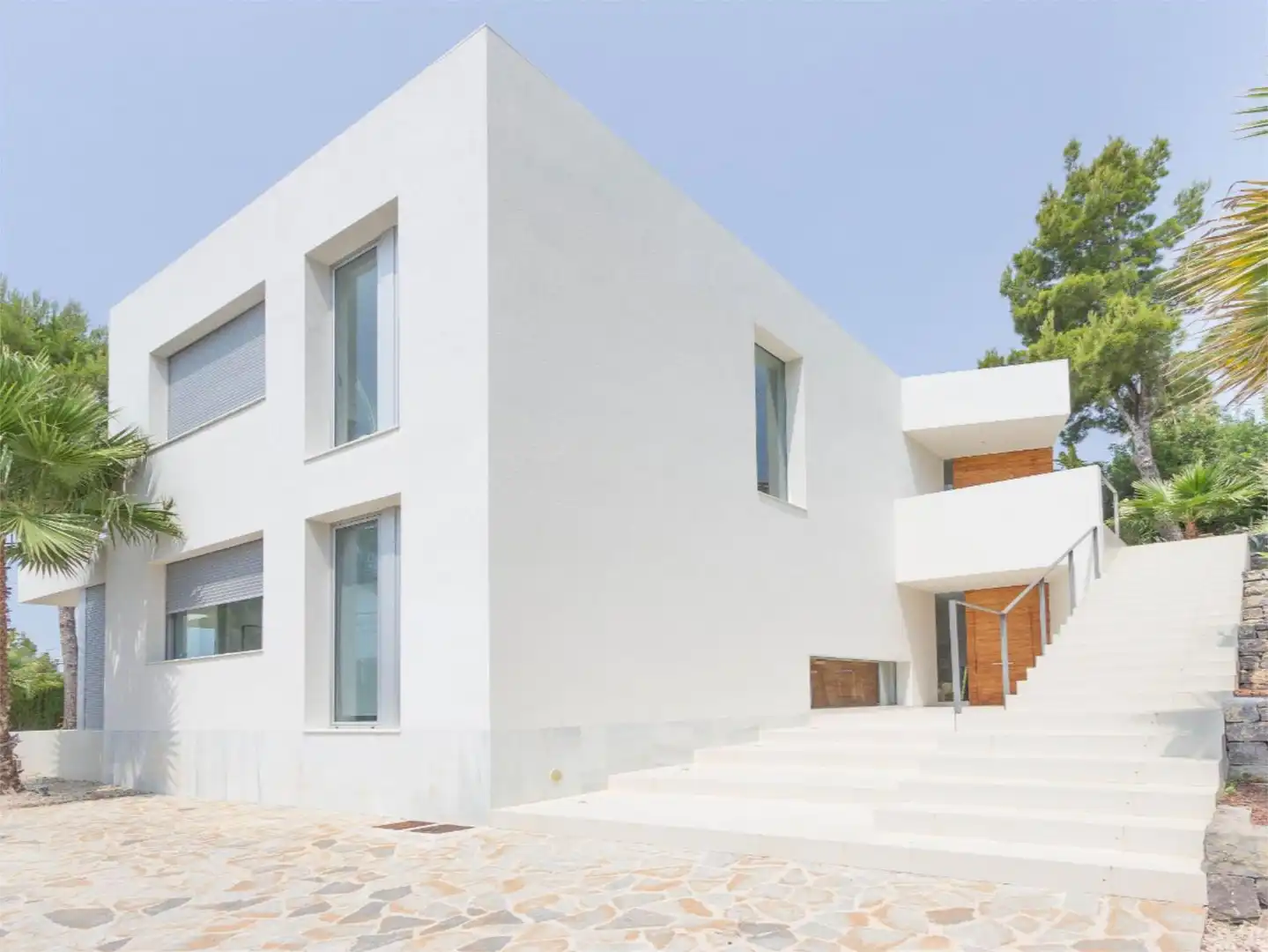 Vista exterior de Casa o chalet en venta en Altea con Aire acondicionado, Calefacción y Jardín privado