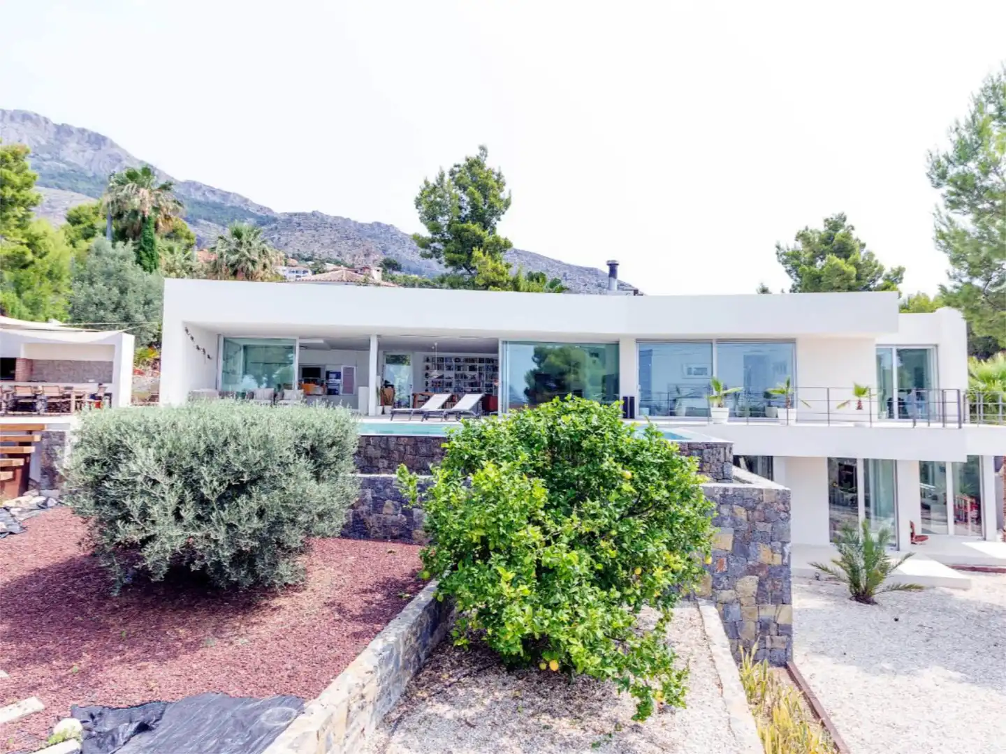 Vista exterior de Casa o chalet en venta en Altea con Aire acondicionado, Calefacción y Jardín privado