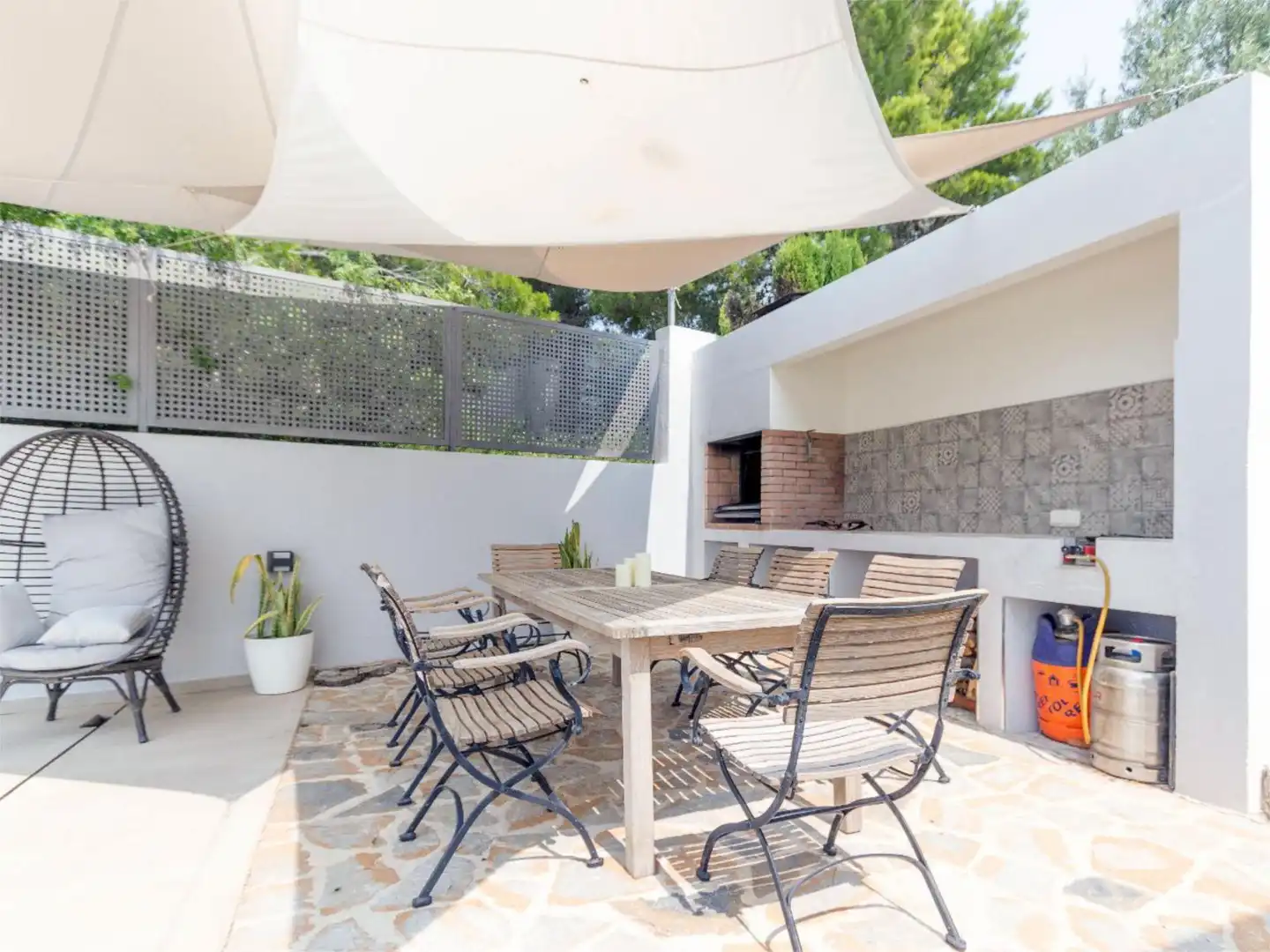 Terraza de Casa o chalet en venta en Altea con Aire acondicionado, Calefacción y Jardín privado
