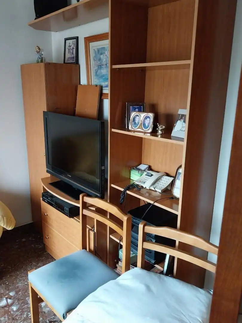 Living room of Flat for share in Zaragoza  with Heating, Furnished and Oven