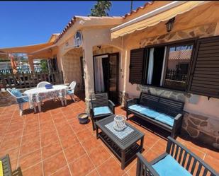 Terrace of House or chalet to rent in San Bartolomé de Tirajana  with Air Conditioner