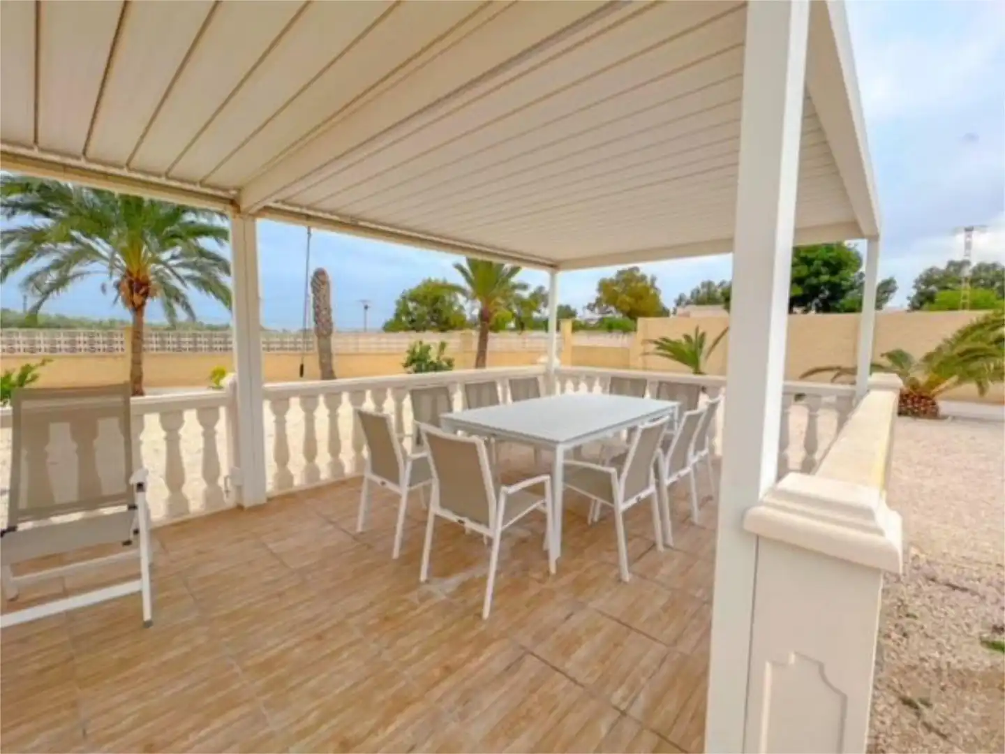Terrace of Houses for sale in Mutxamel  with Air Conditioner, Terrace and Swimming Pool