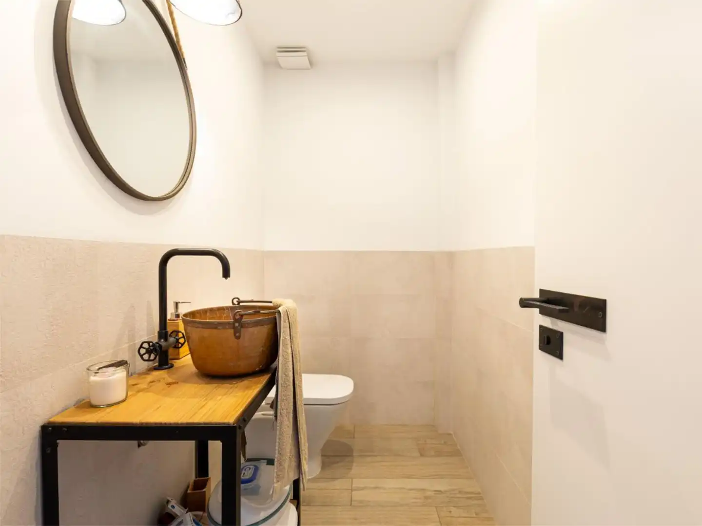 Wohnung zum Verkauf in Carrer de Sant Maties, 52, Creu Alta Badezimmer von Wohnung zum Verkauf in Sabadell mit Klimaanlage, Heizung und Terrasse
