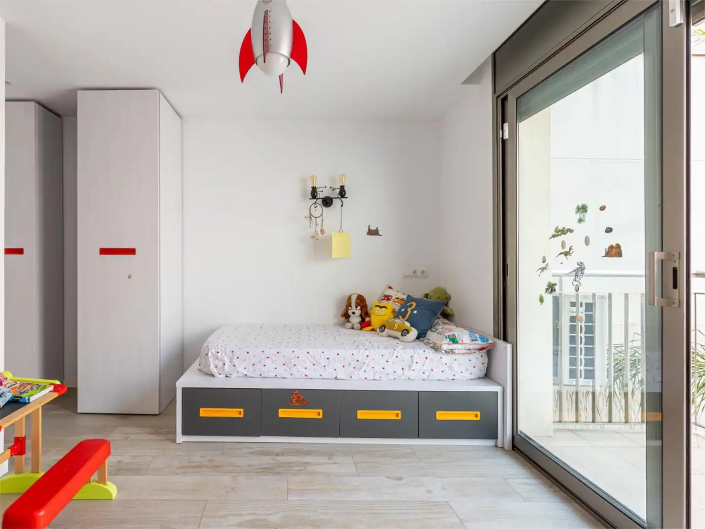Wohnung zum Verkauf in Carrer de Sant Maties, 52, Creu Alta Schlafzimmer von Wohnung zum Verkauf in Sabadell mit Klimaanlage, Heizung und Terrasse