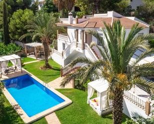 Jardí de Casa o xalet de lloguer en Frigiliana amb Aire condicionat, Terrassa i Piscina