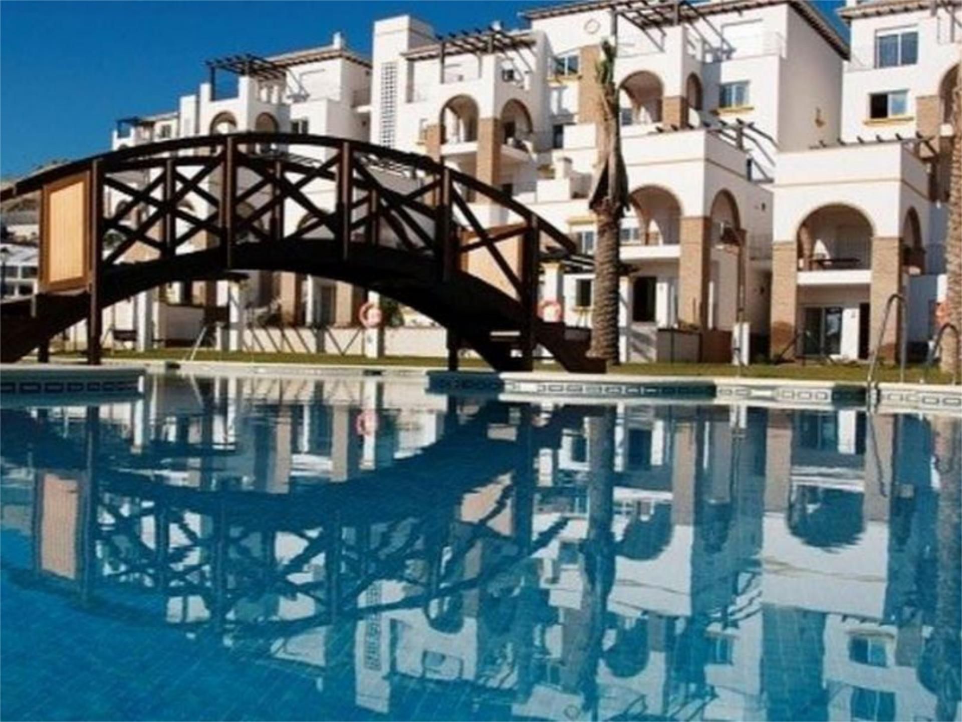 Swimming pool of Apartment to rent in Vera  with Air Conditioner, Heating and Private garden