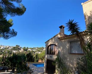 Exterior view of House or chalet for sale in Moraira  with Air Conditioner, Terrace and Swimming Pool