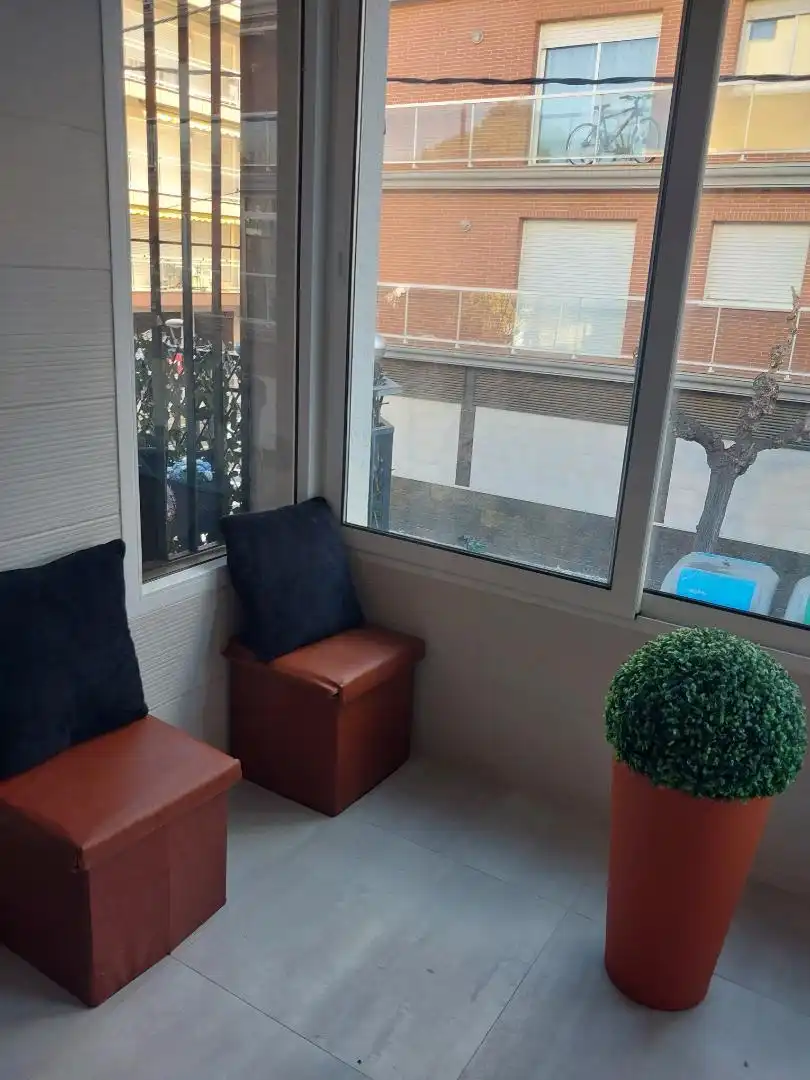 Zimmer in Carrer del Nord, 40, Platja de Llevant Terrasse von Wohnung zur untervermieten in Salou mit Klimaanlage, Heizung und Möbliert