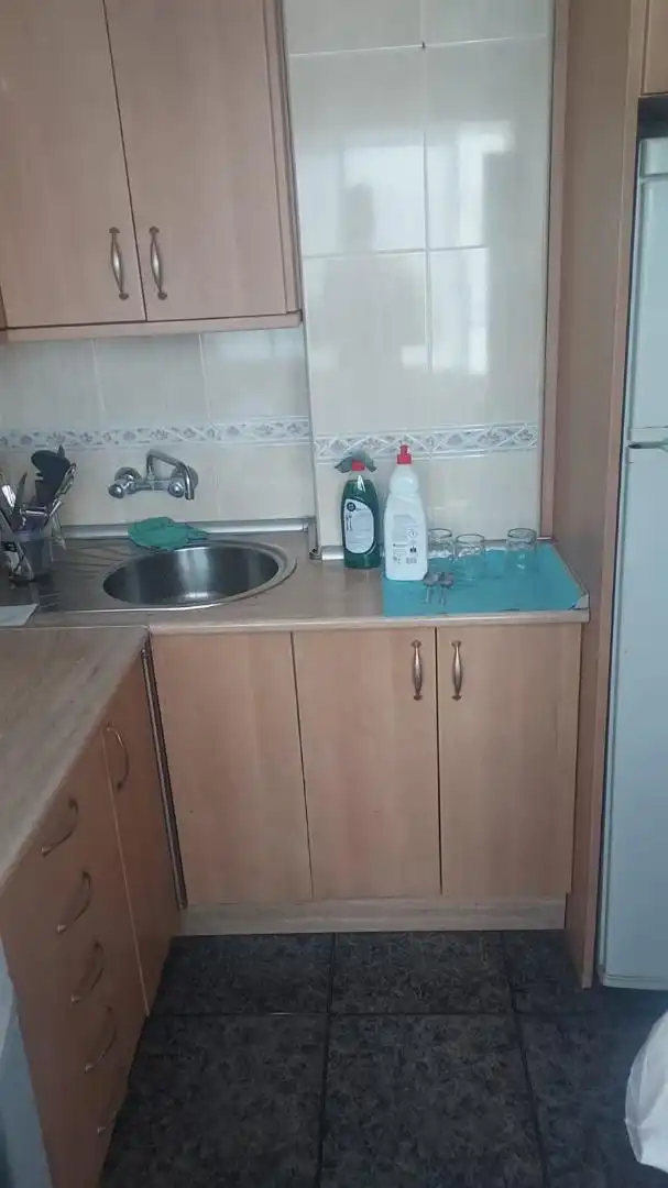 Kitchen of Flat for share in Albacete  with Private garden, Furnished and Oven