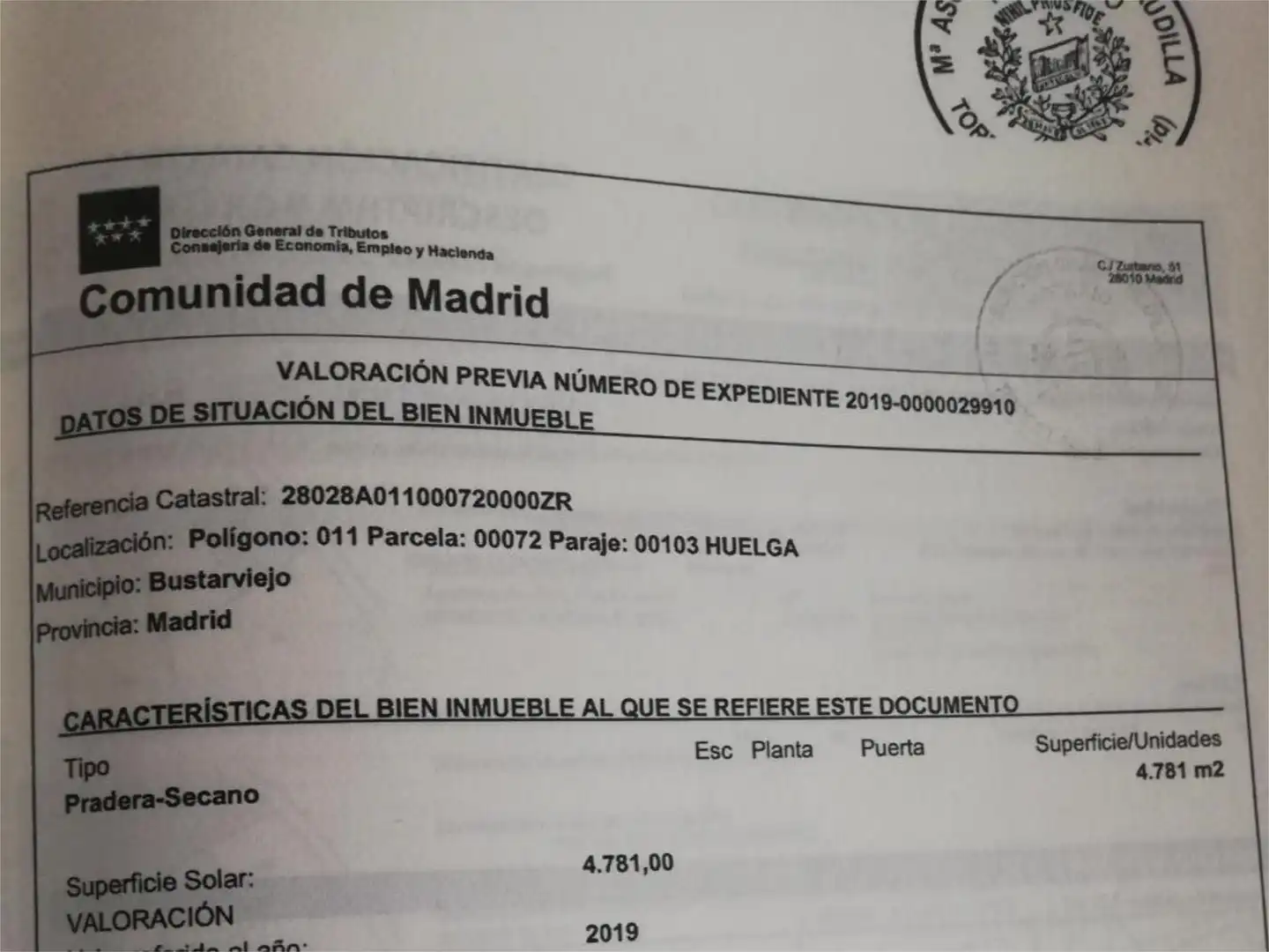 No Urbanitzable en venda a Calle Cuesta del Cantón, 11, Bustarviejo Aparcament de No Urbanitzable en venda en Bustarviejo