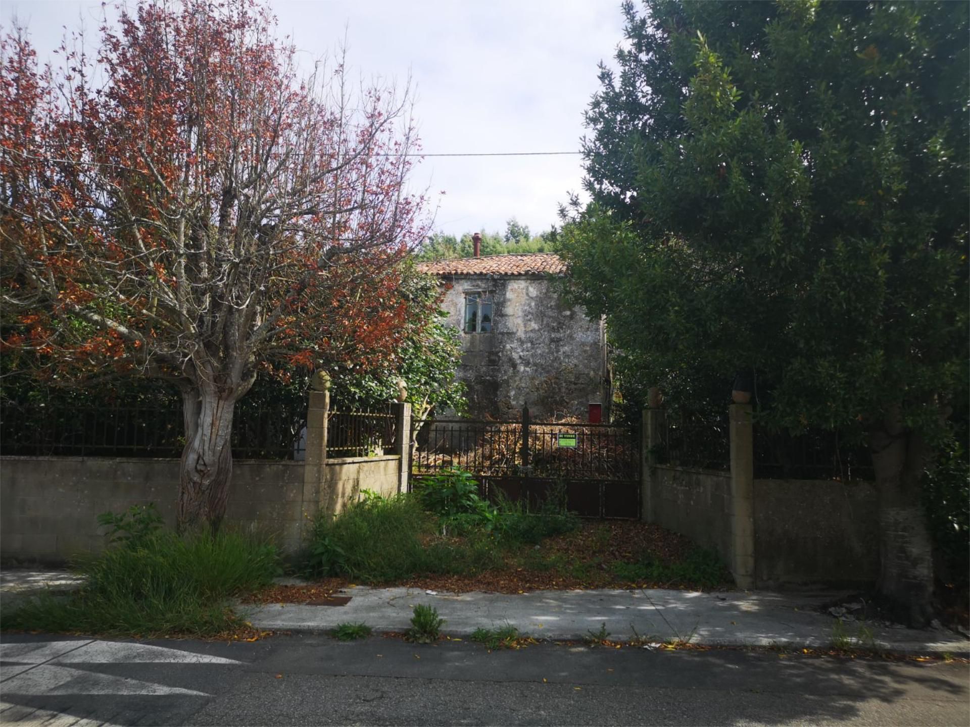 Exterior view of Single-family semi-detached for sale in Pontecesures  with Private garden