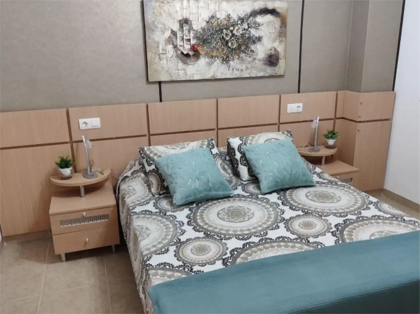 Bedroom of Apartments for rent in Oropesa del Mar / Orpesa  with Air Conditioner, Heating and Private garden