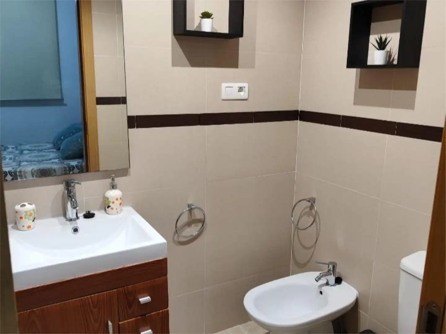 Bathroom of Apartments for rent in Oropesa del Mar / Orpesa  with Air Conditioner, Heating and Private garden