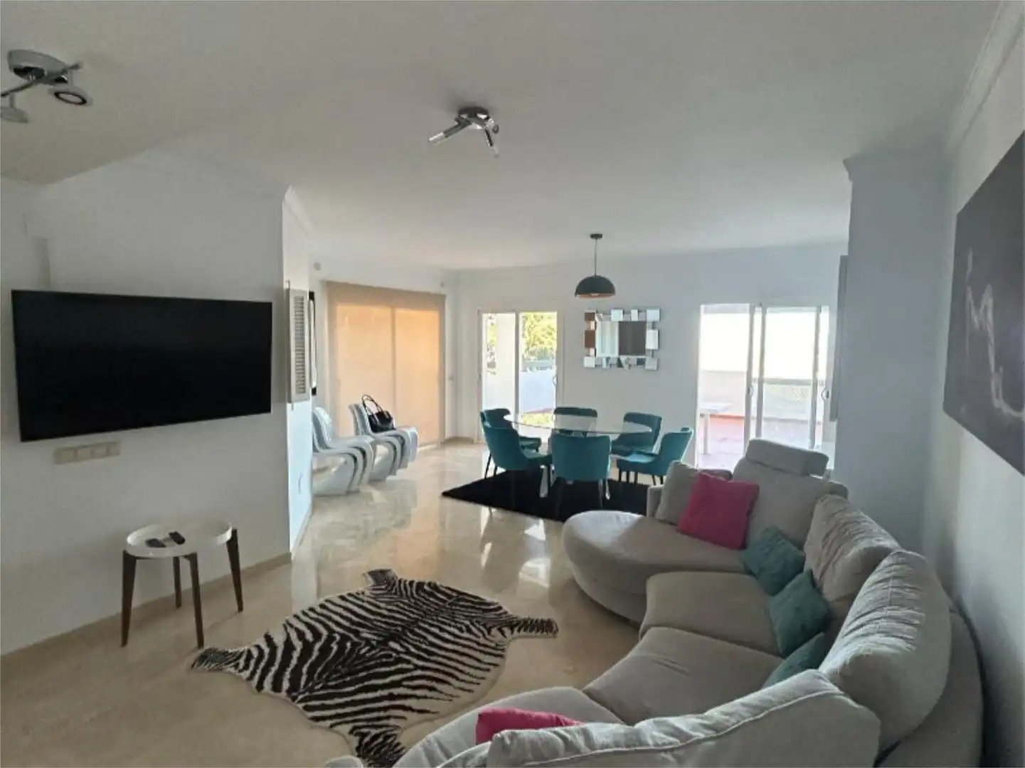 Flat for sale in Calle Madrid, 9, La Mairena Living room of Flat for sale in Ojén with Air Conditioner, Heating and Terrace