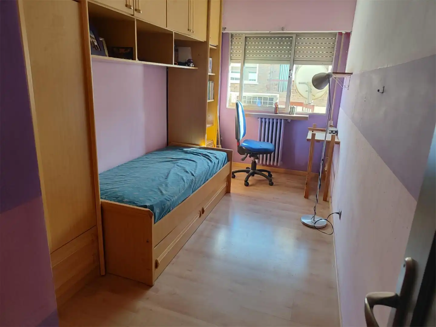 Bedroom of Flat for sale in  Zaragoza Capital  with Air Conditioner, Terrace and Balcony
