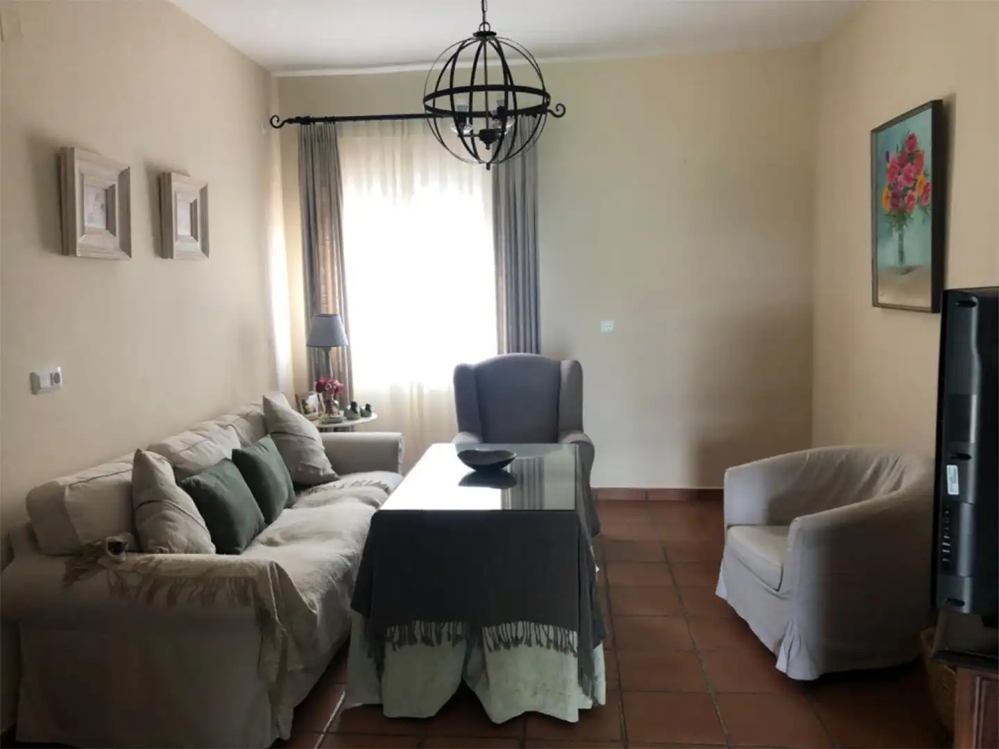 Sala d'estar de Casa o xalet en venda en Bornos amb Aire condicionat i Jardí privat