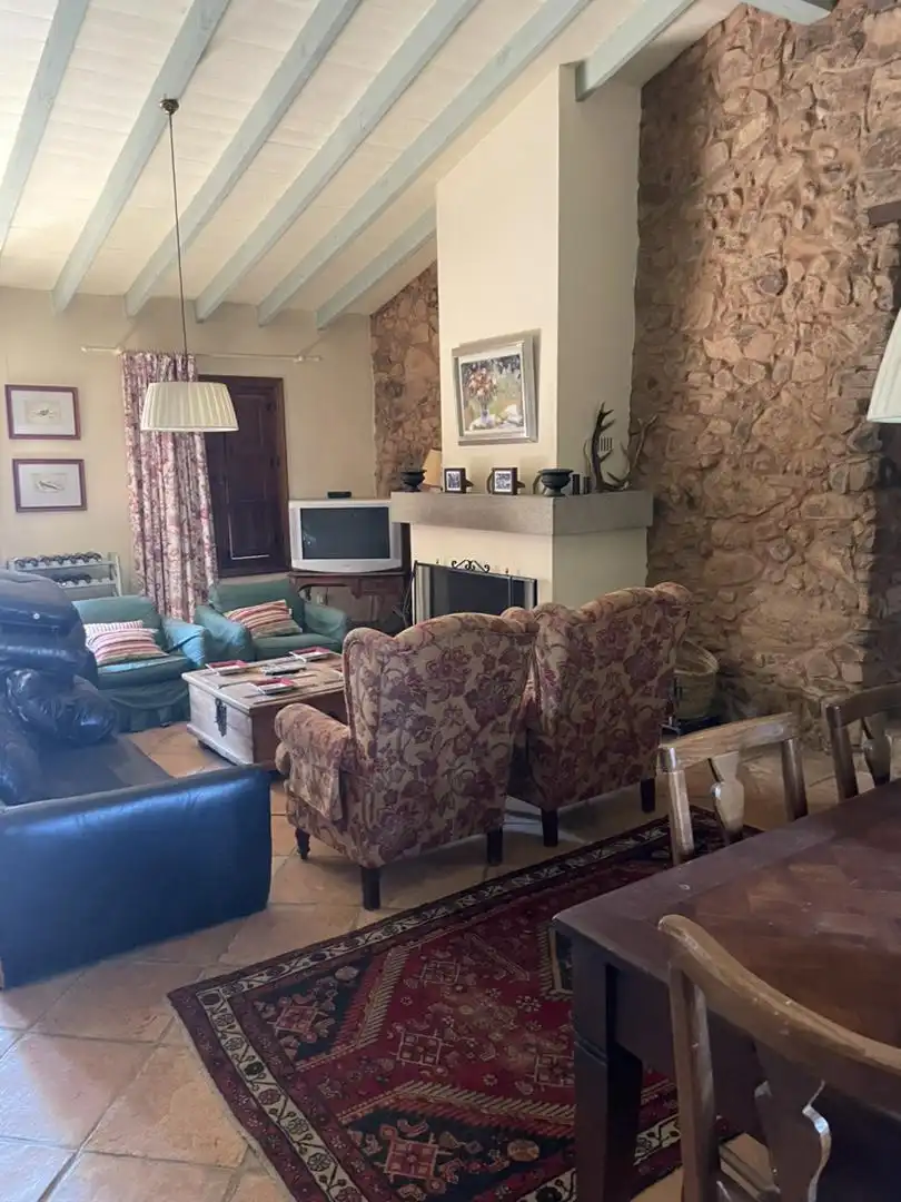 Finca rústica en venta en Zufre Sala de estar de Finca rústica en venta en Zufre con Calefacción, Jardín privado y Terraza