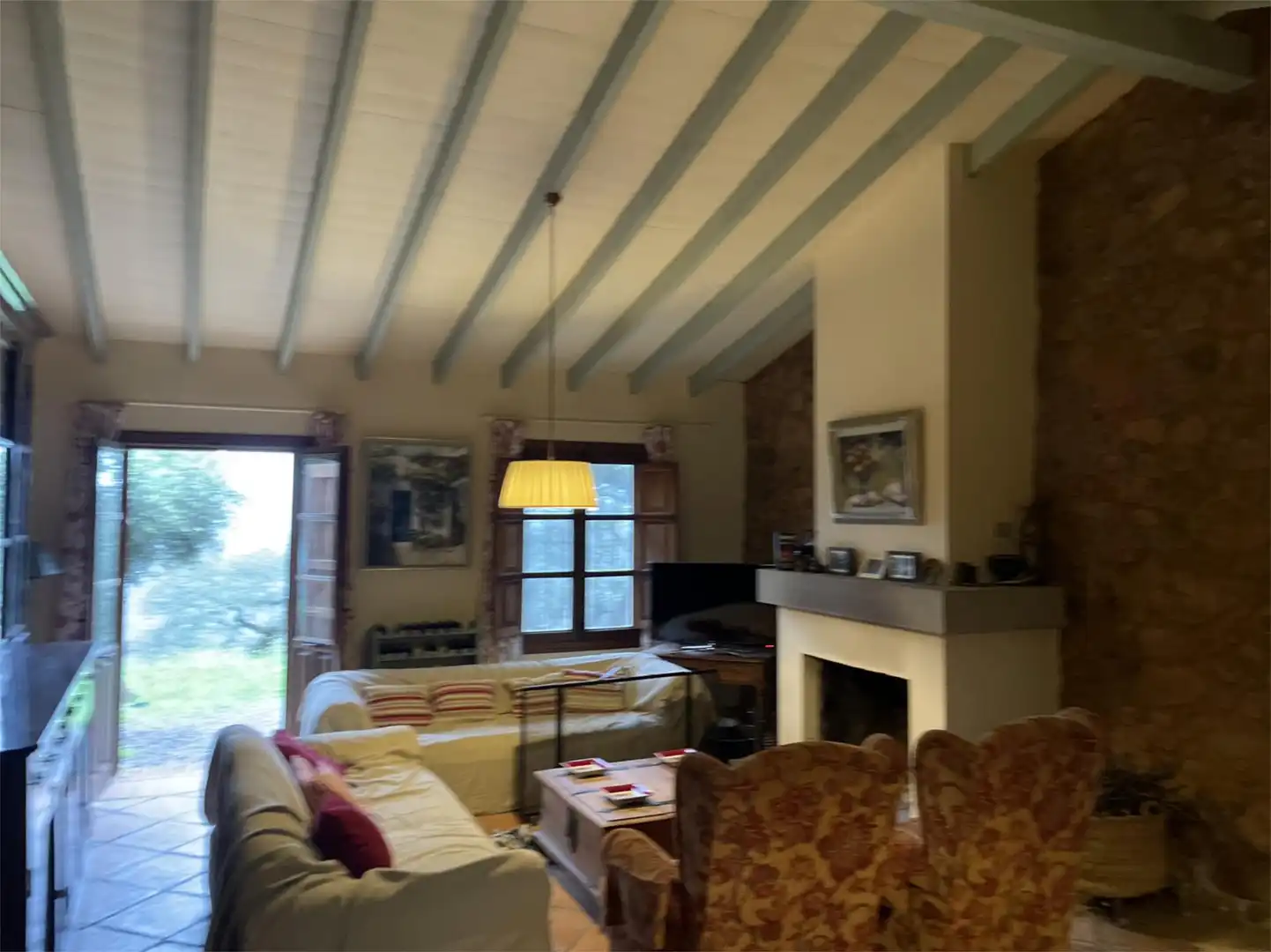 Finca rústica en venta en Zufre Sala de estar de Finca rústica en venta en Zufre con Calefacción, Jardín privado y Terraza