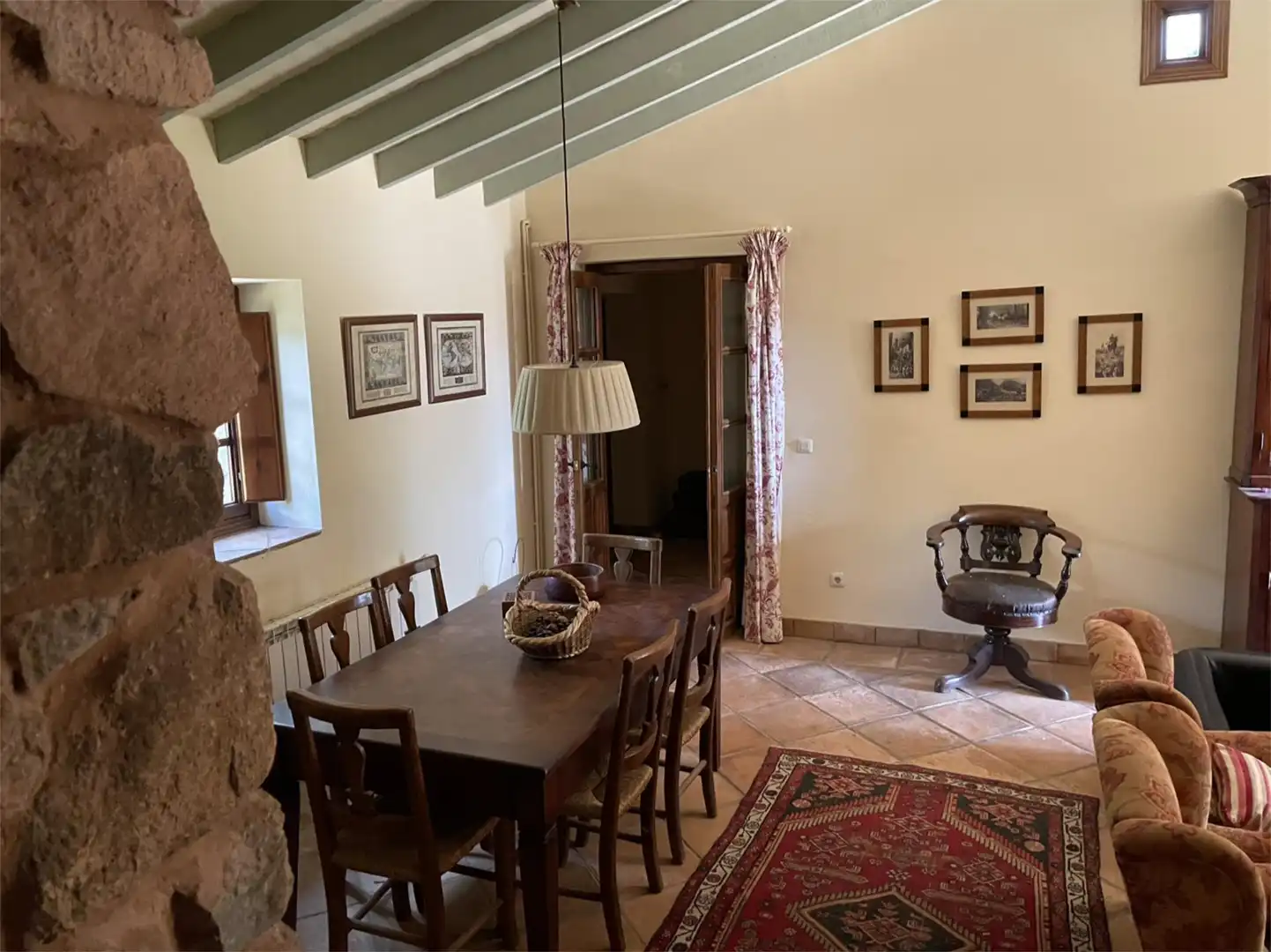 Finca rústica en venta en Zufre Comedor de Finca rústica en venta en Zufre con Calefacción, Jardín privado y Terraza