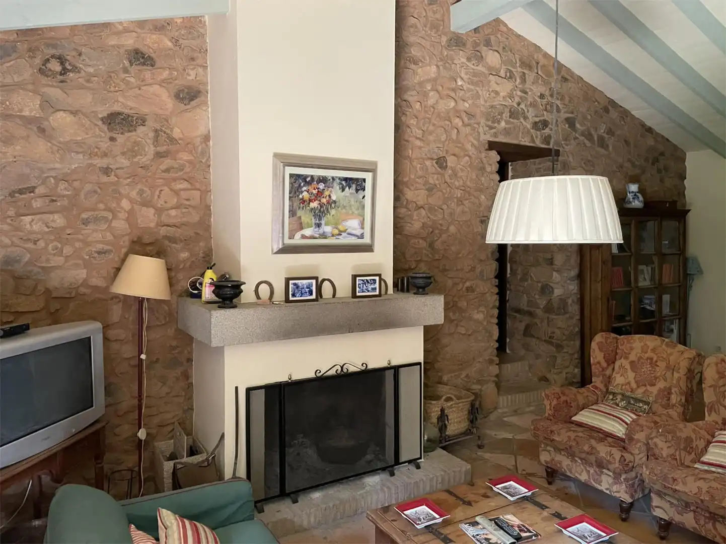 Finca rústica en venta en Zufre Sala de estar de Finca rústica en venta en Zufre con Calefacción, Jardín privado y Terraza