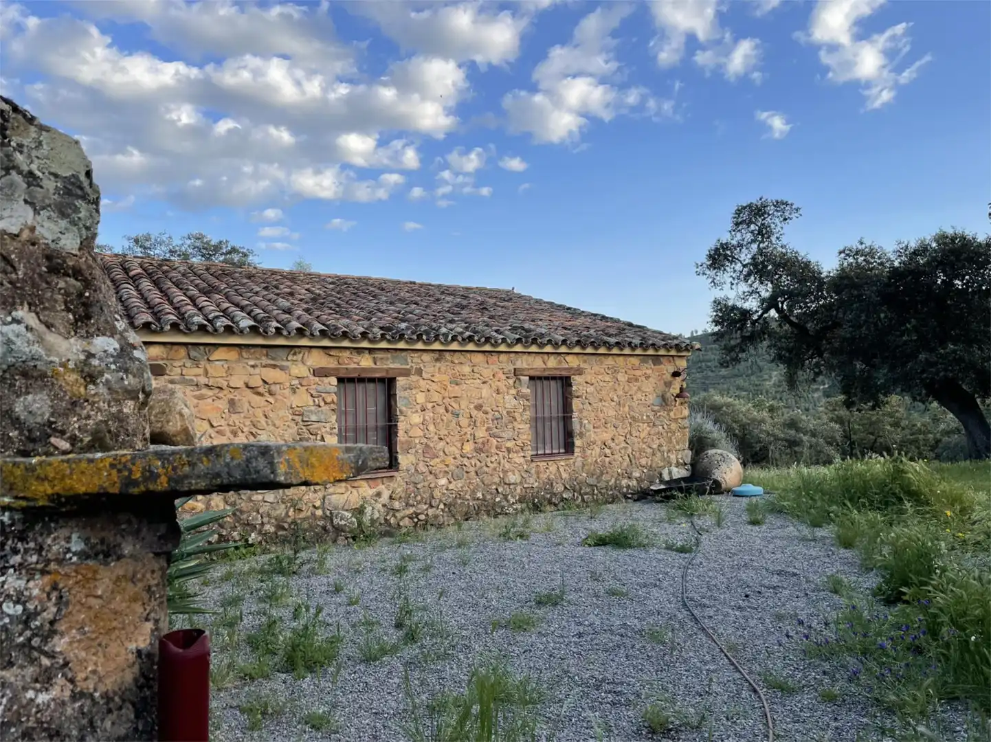 Finca rústica en venta en Zufre Vista exterior de Finca rústica en venta en Zufre con Calefacción, Jardín privado y Terraza