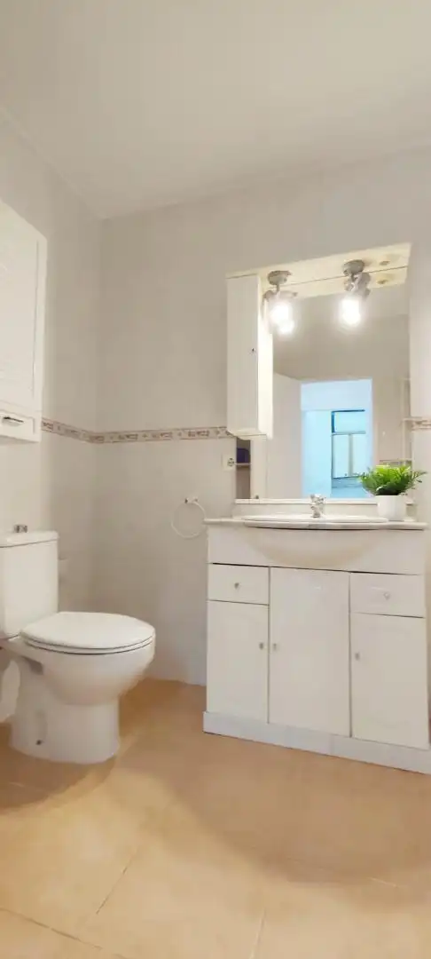 Badezimmer von Wohnungen zur Miete in Fuengirola mit Klimaanlage, Heizung und Terrasse
