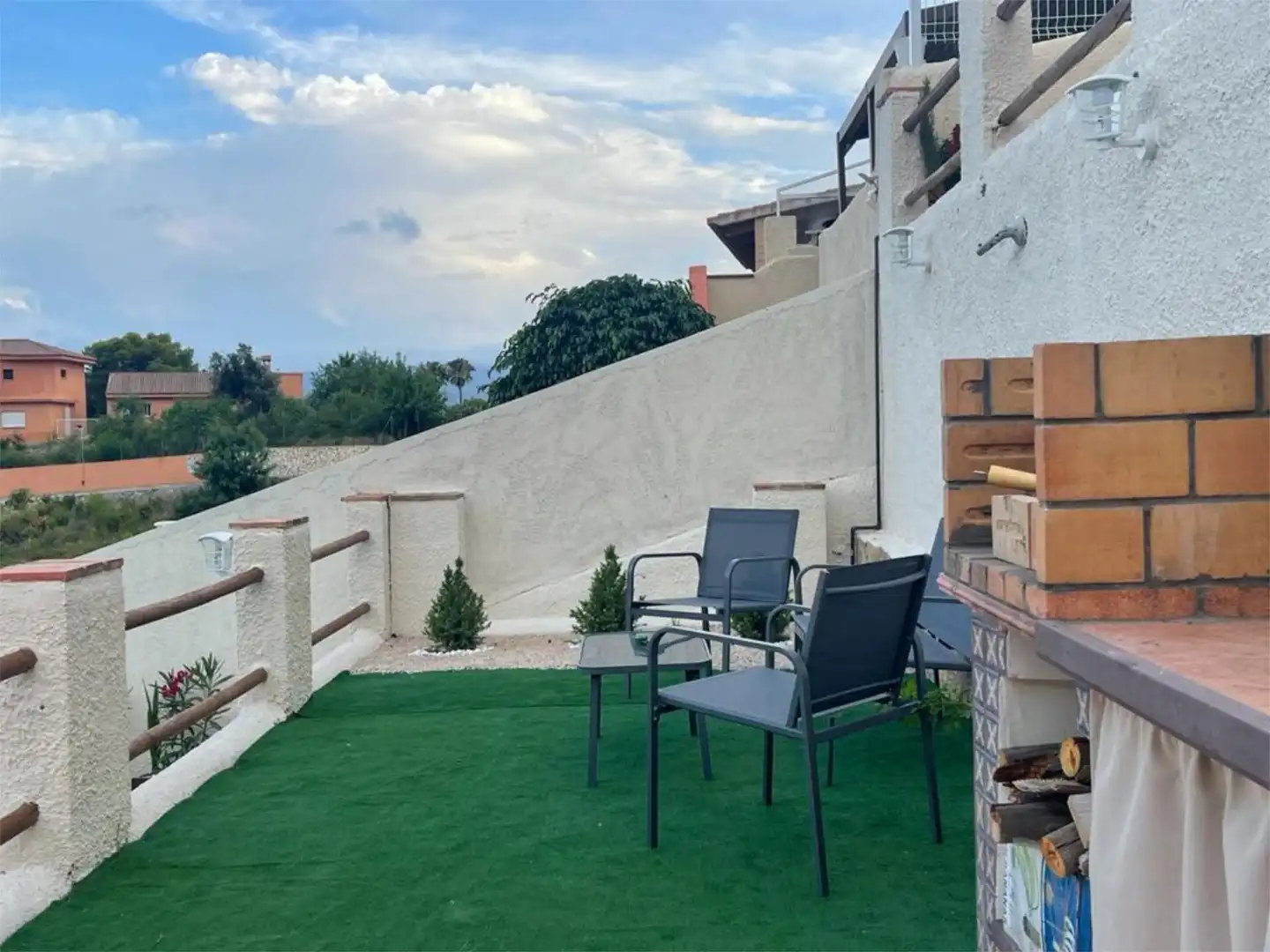 Terrassa de Casa adosada en venda en Gandia amb Terrassa, Piscina i Balcó