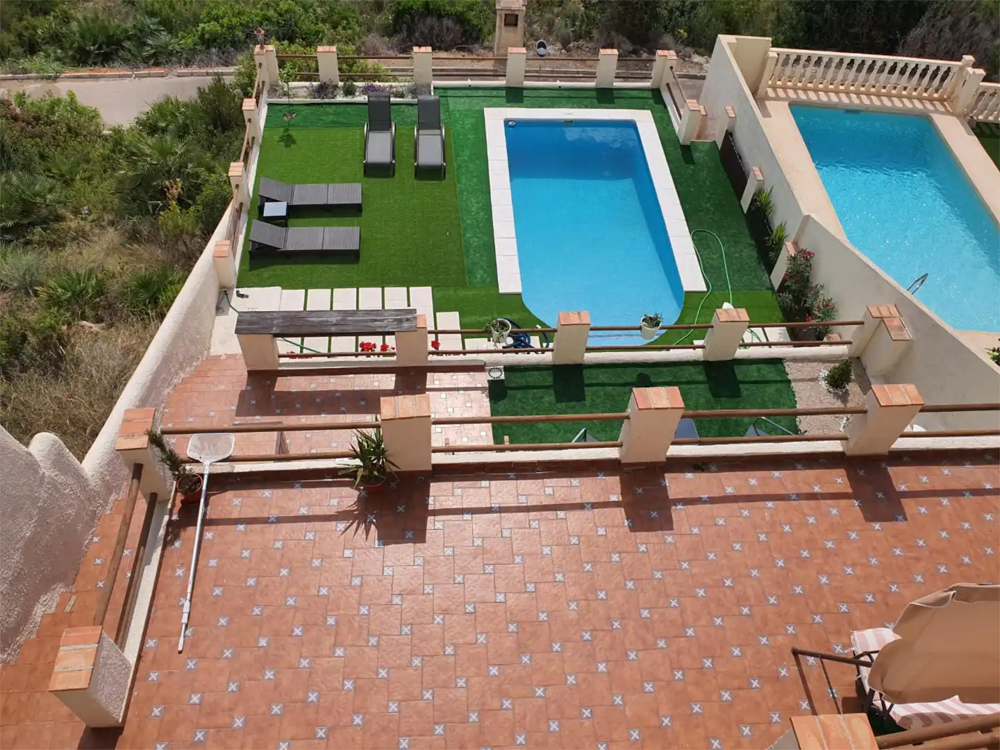 Piscina de Casa adosada en venda en Gandia amb Terrassa, Piscina i Balcó