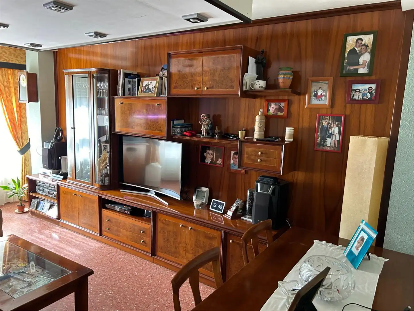 Piso en venta en Calle Miguel Servet, 4, Ayerbe Sala de estar de Piso en venta en Ayerbe con Calefacción, Trastero y Amueblado