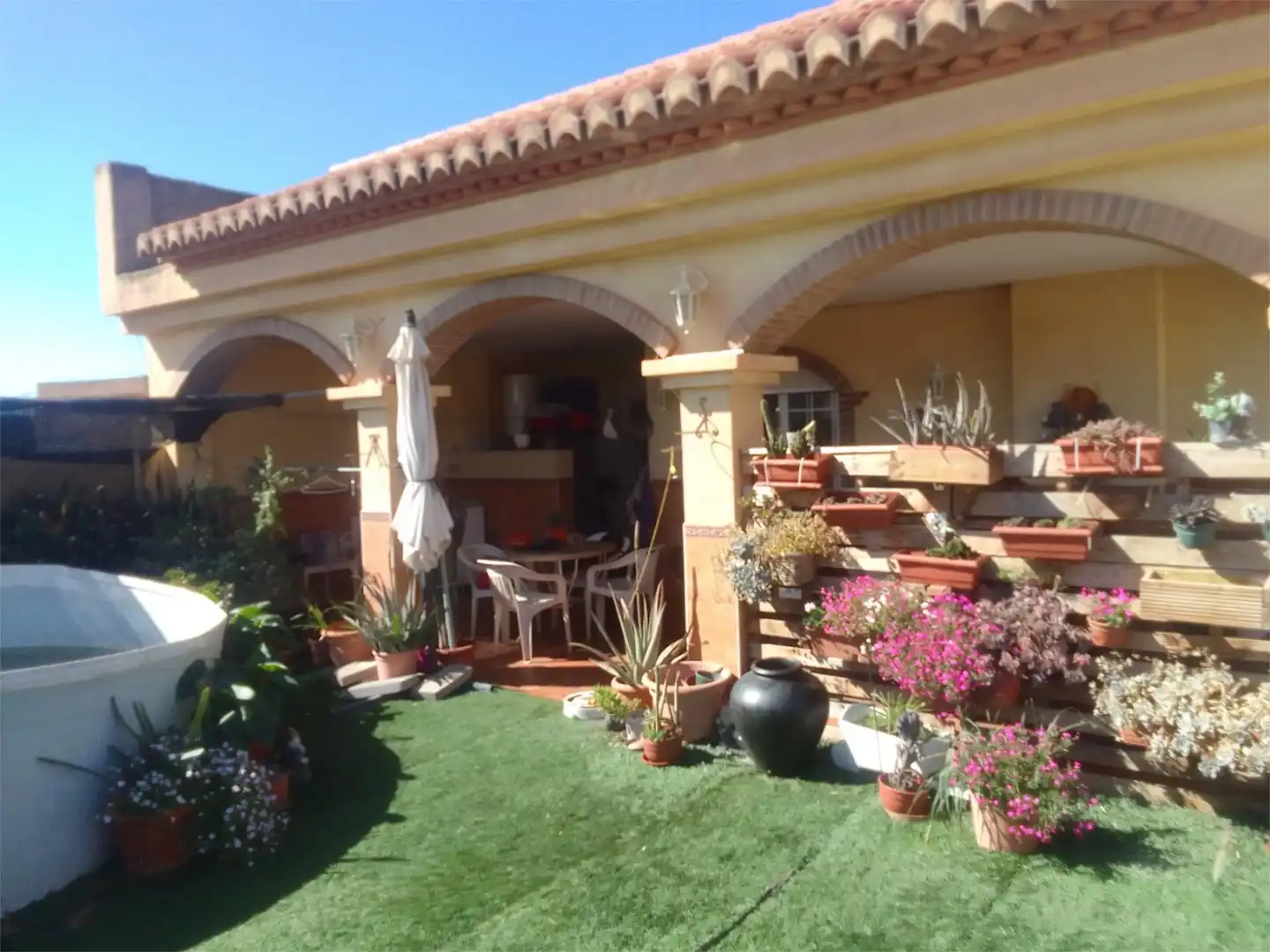 Casa o xalet en venda a Calle Generalife, 2, La Mojonera Jardí de Casa o xalet en venda en La Mojonera amb Aire condicionat, Terrassa i Piscina
