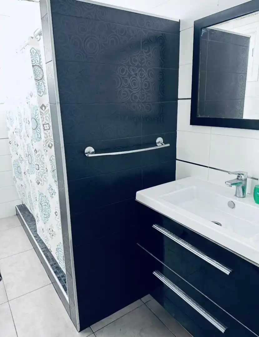 Bathroom of Flat for share in Calvià  with Microwave