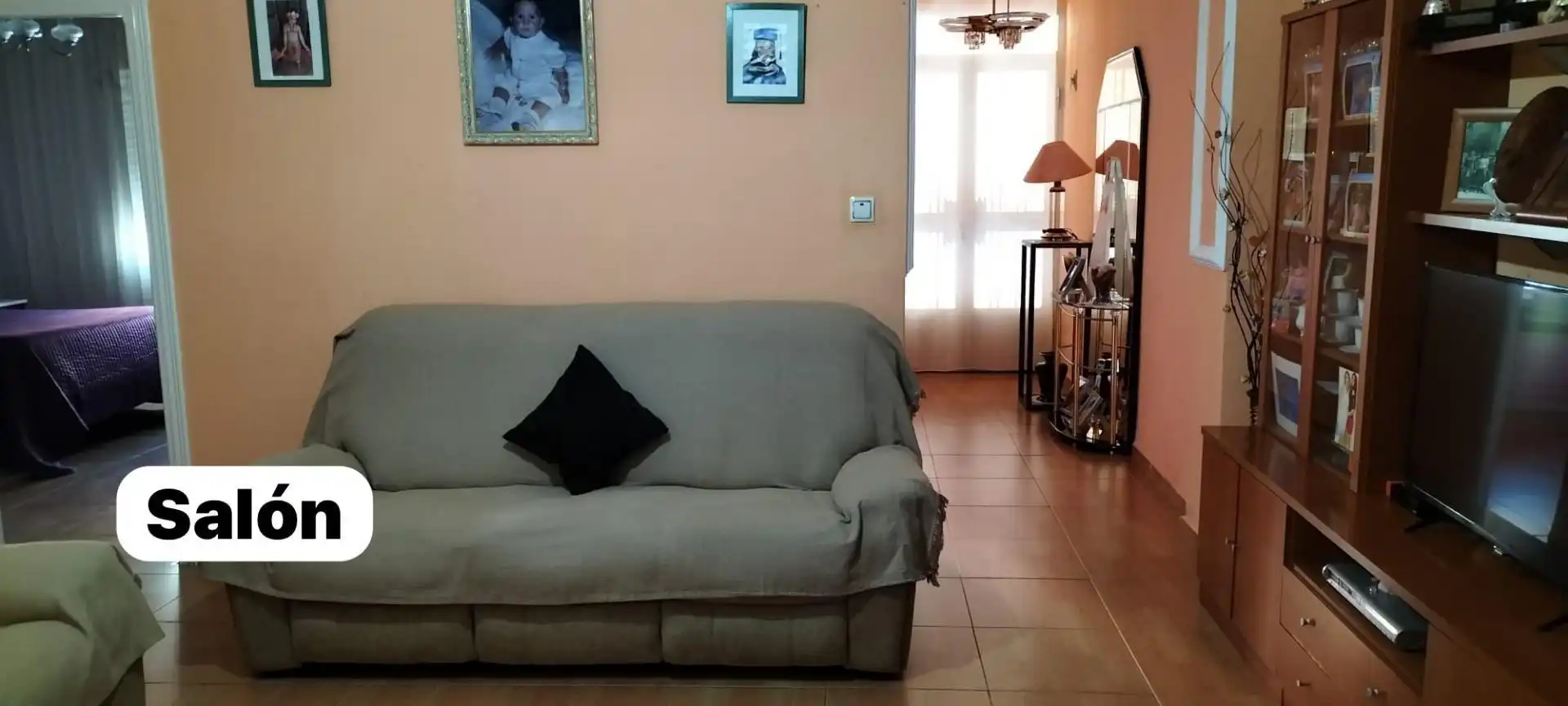 Sala d'estar de Casa adosada en venda en Totana amb Aire condicionat i Terrassa