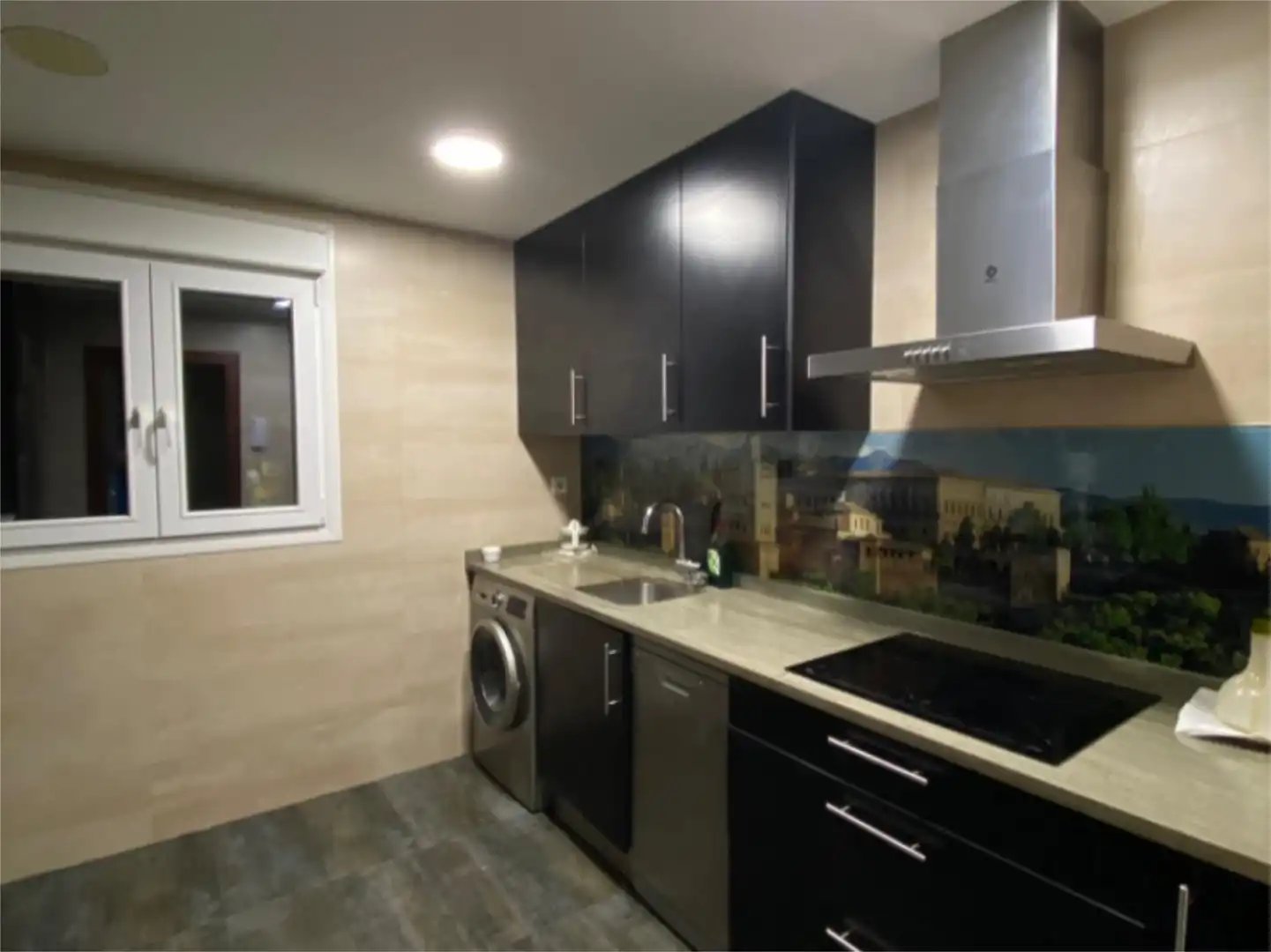 Room in Avenida Francisco de Goya, 47, Universidad San Francisco Kitchen of Flat for share in Zaragoza with Air Conditioner, Heating and Parquet flooring