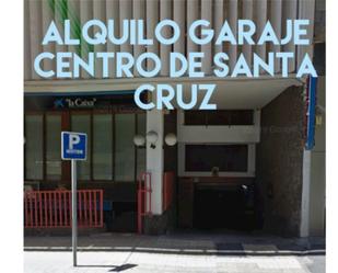 Vista exterior de Garatge de lloguer en  Santa Cruz de Tenerife Capital