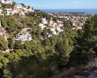 Vista exterior de Terreny en venda en Benissa