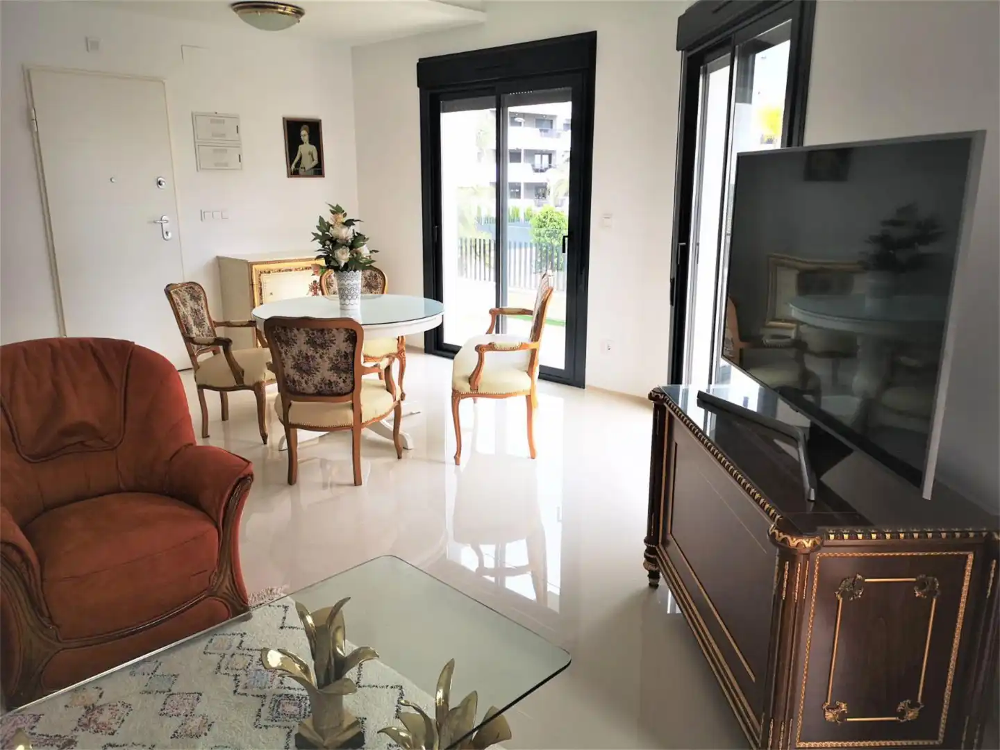 Living room of Apartments for rent in Elche / Elx  with Air Conditioner, Terrace and Swimming Pool
