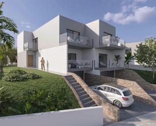 Exterior view of Single-family semi-detached for sale in Sagunto / Sagunt  with Air Conditioner, Terrace and Swimming Pool