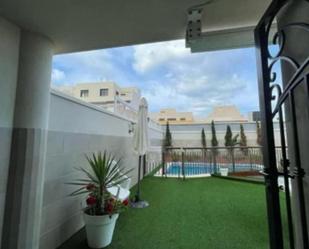 Exterior view of Single-family semi-detached for sale in  Melilla Capital  with Air Conditioner, Terrace and Swimming Pool