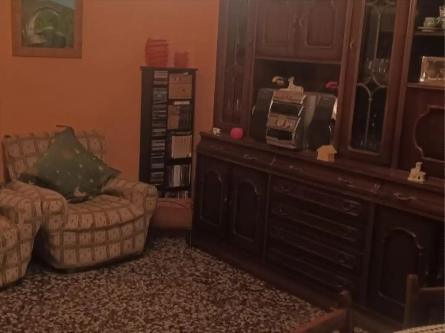 Sala de estar de Piso en venta en Escucha con Calefacción y Amueblado