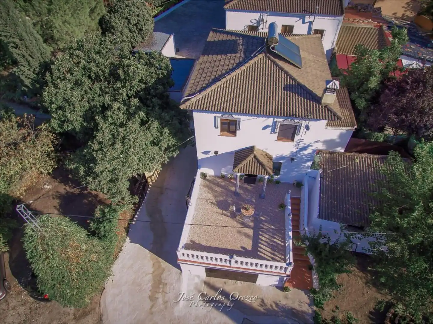 Vista exterior de Finca rústica en venta en Arriate con Aire acondicionado, Calefacción y Jardín privado
