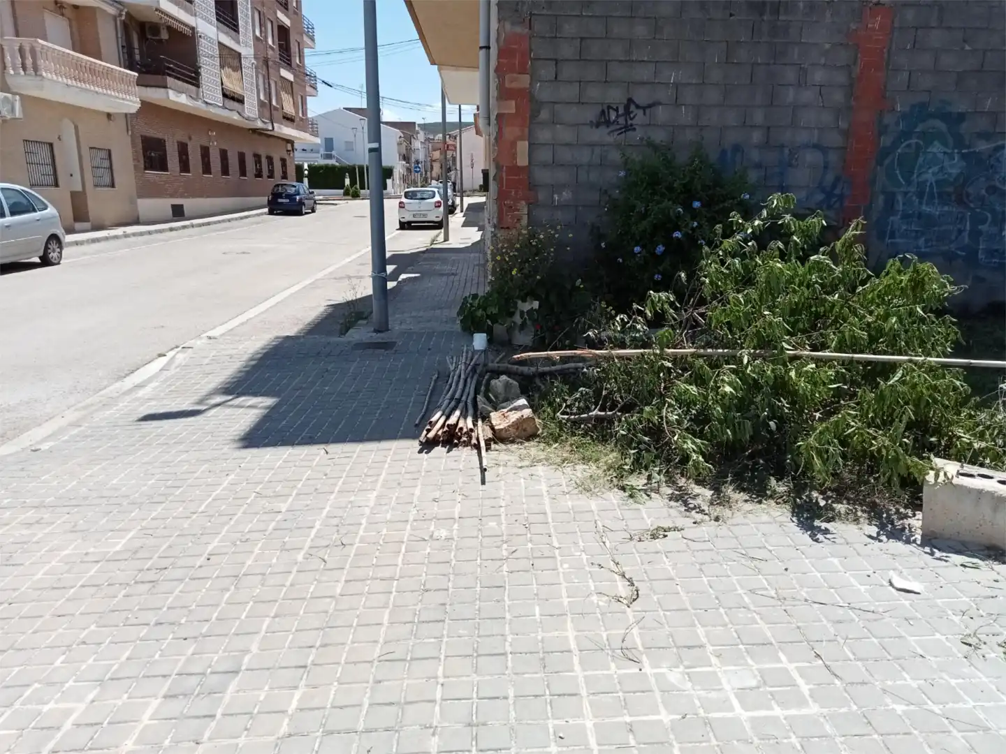 Vista exterior de Terreno en venta en Yátova