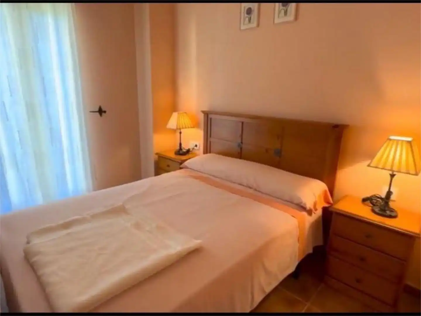 Schlafzimmer von Wohnung zur Miete in Ayamonte mit Klimaanlage, Heizung und Privatgarten