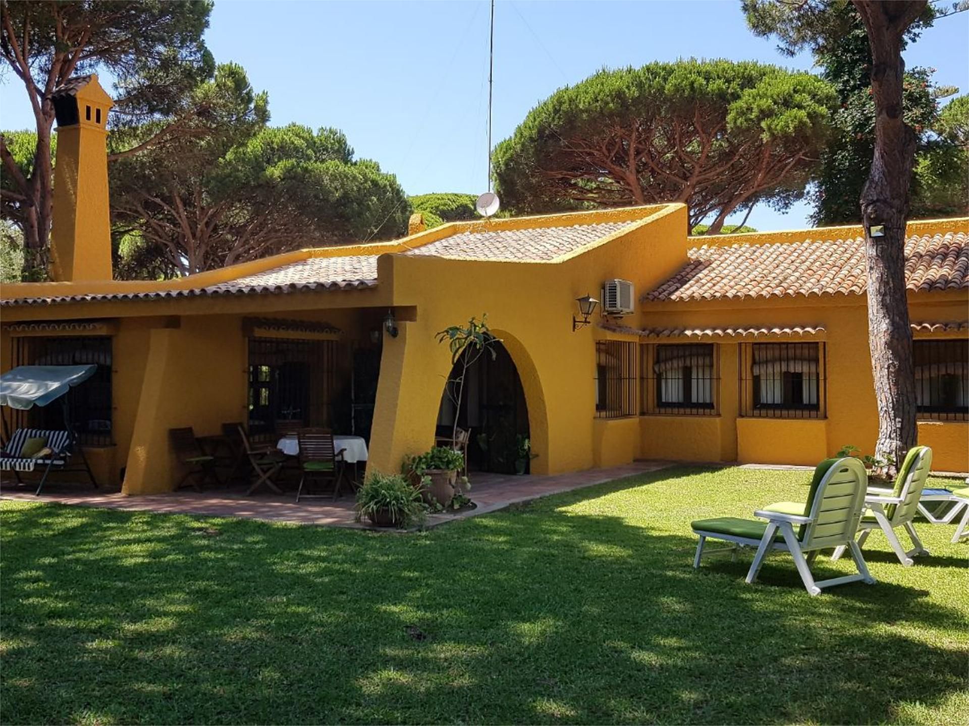 Jardí de Casa o xalet de lloguer en Conil de la Frontera amb Aire condicionat, Calefacció i Jardí privat