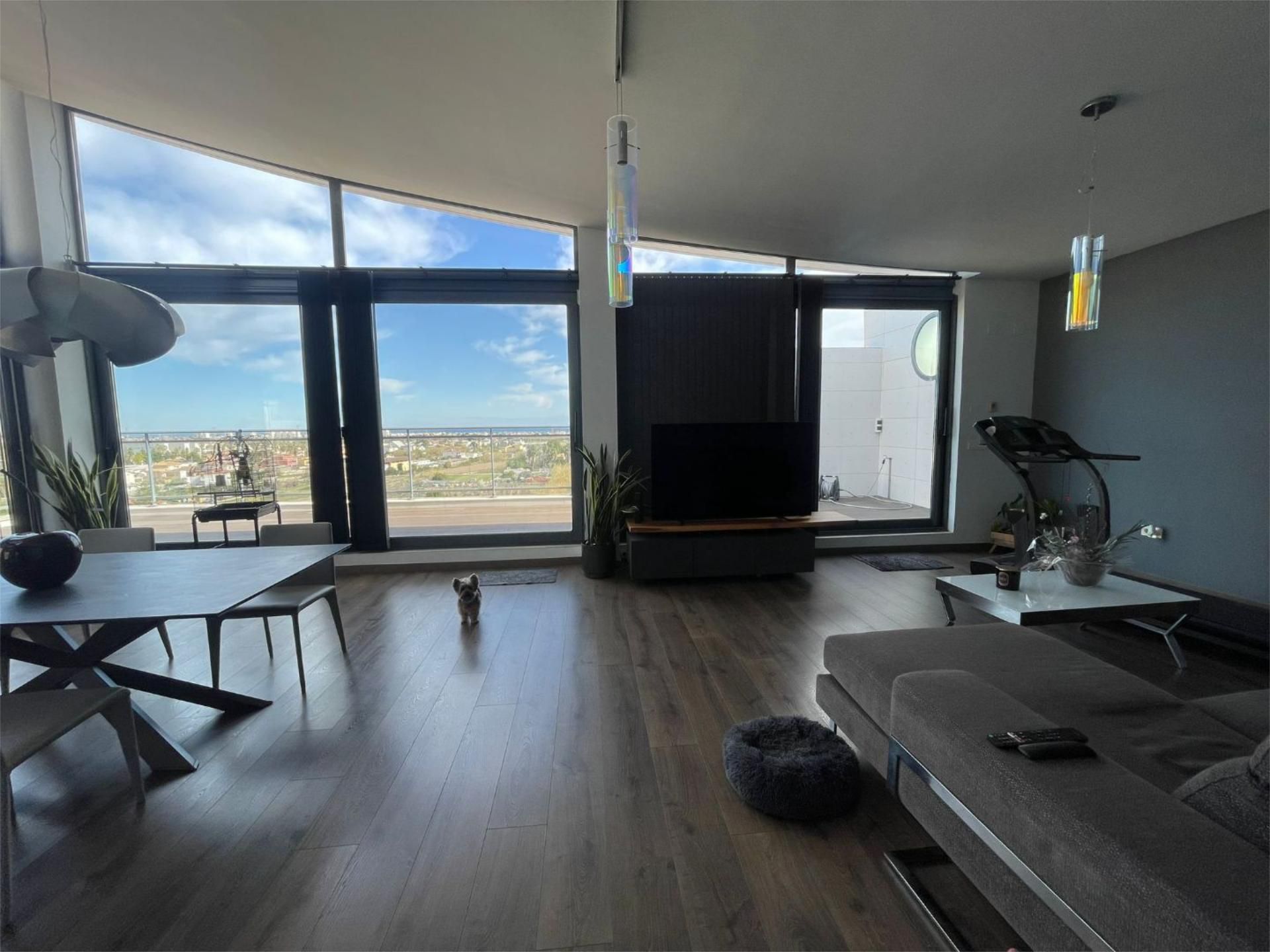 Sala d'estar de Àtic en venda en Oliva amb Terrassa i Balcó