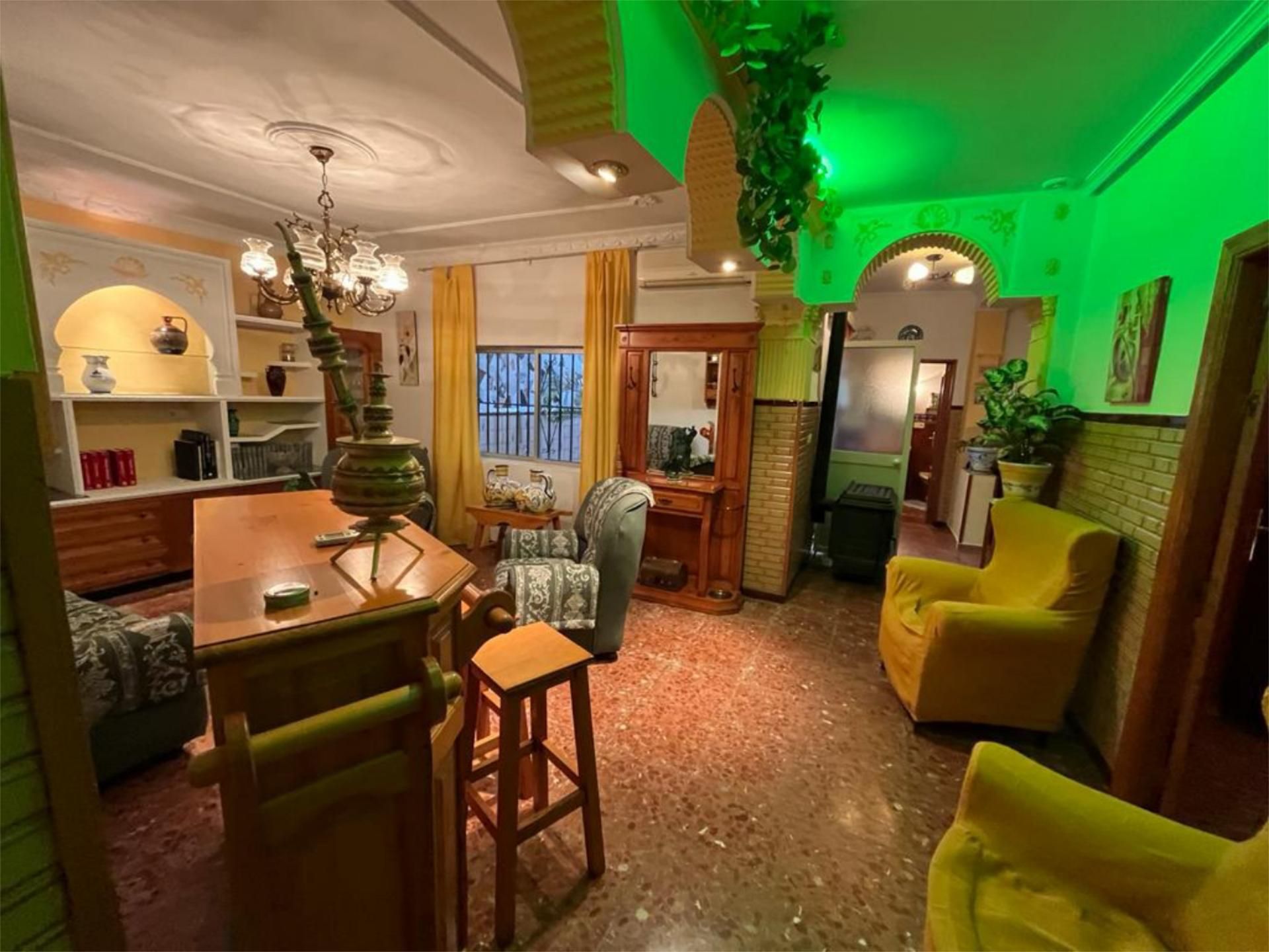 Sala d'estar de Casa adosada en venda en Villanueva del Río y Minas amb Aire condicionat, Calefacció i Terrassa